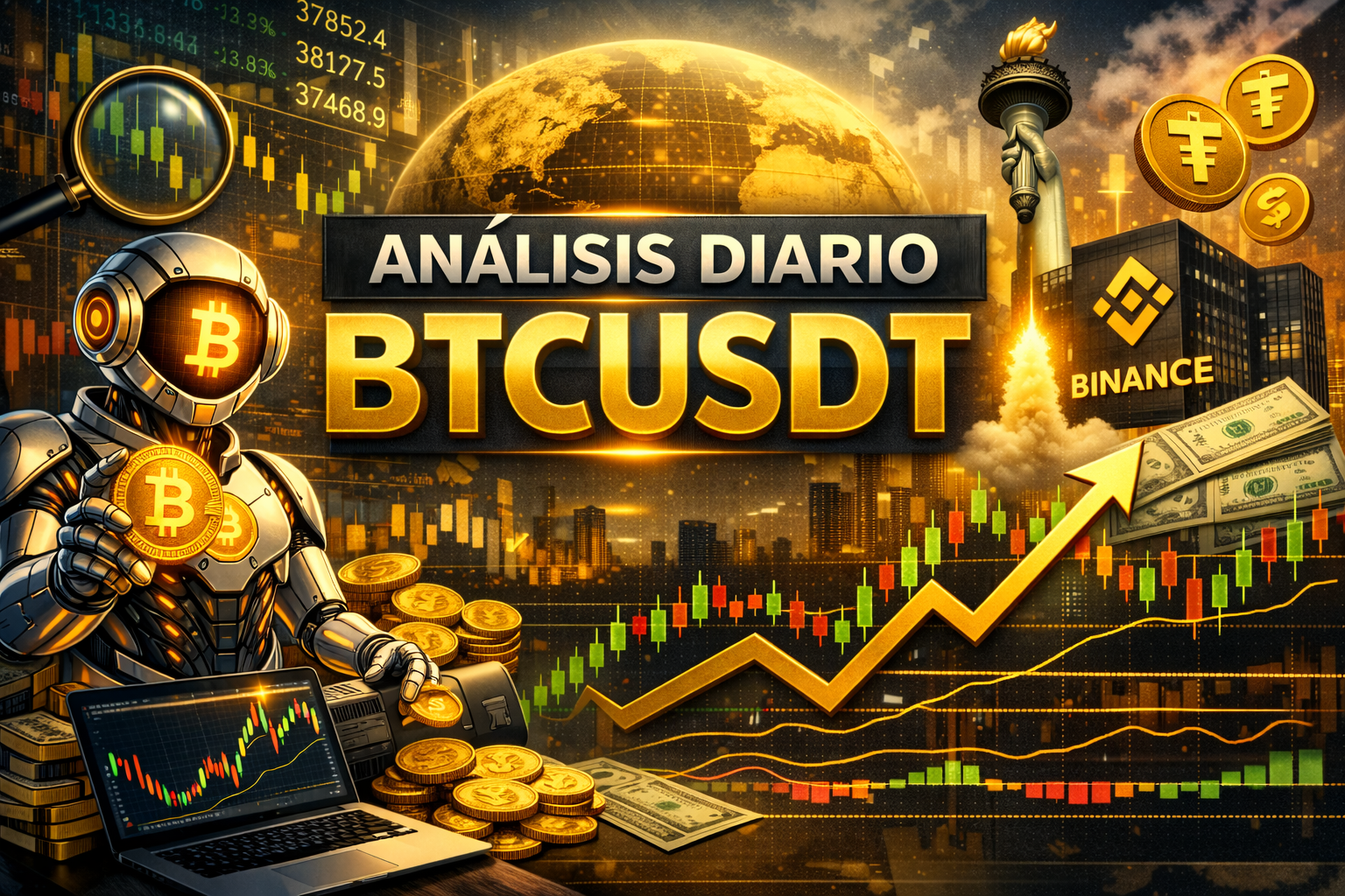 Análisis diario Bitcoin BTCUSDT